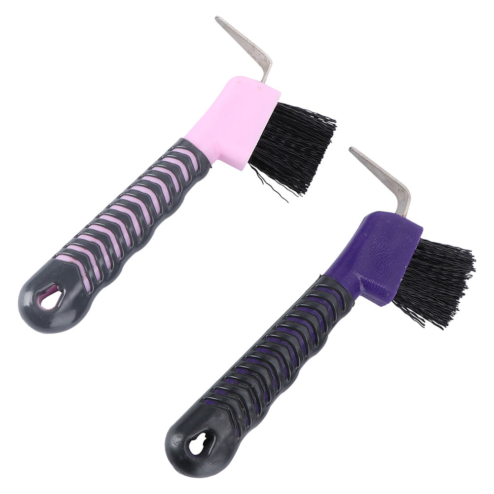 Brushing Boot Horse - 2Pcs Horse Hoof Pick with Brush