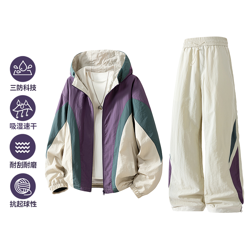 New two-piece men's spring-aut - Outdoor Sports Outfit review and price