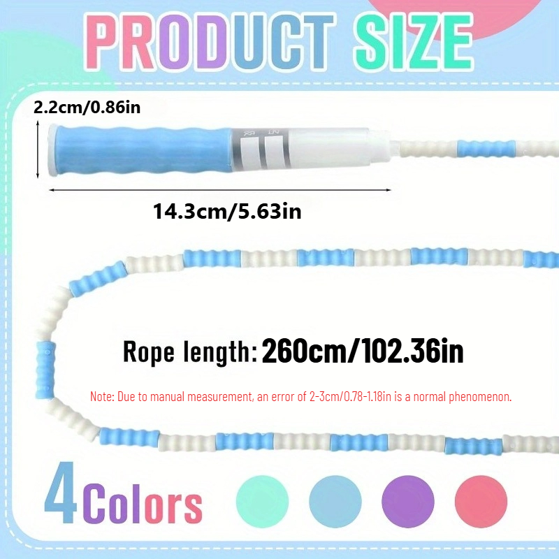 Bamboo Joint Soft Bead Skippin - Speed Skipping Rope review and price