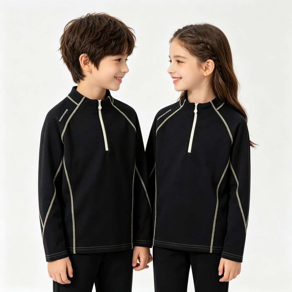 Autumn Winter Kids Half‑Zip Fl - Outdoor Sport Activities For Kids review and price