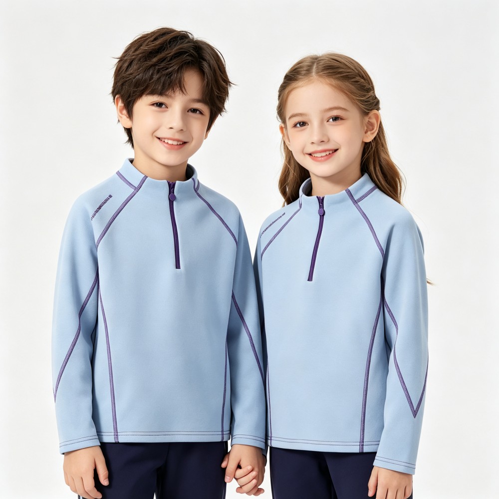 Autumn Winter Kids Half‑Zip Fl - Outdoor Sport Activities For Kids review and price
