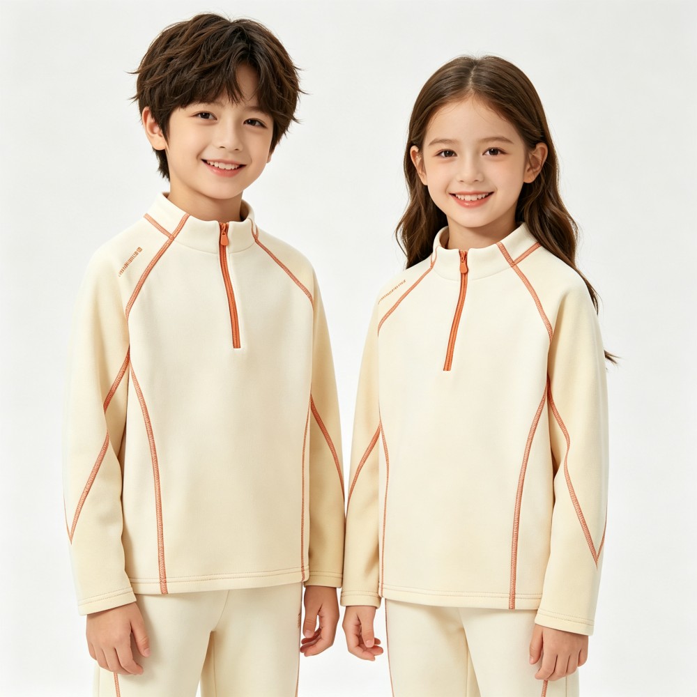 Autumn Winter Kids Half‑Zip Fl - Outdoor Sport Activities For Kids review and price